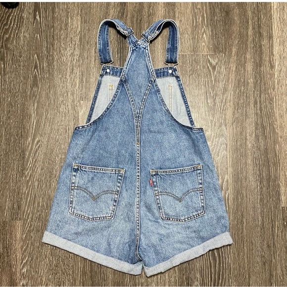 SOLD Levi’s Vintage Denim Shortalls Overalls - Picture 4 of 8